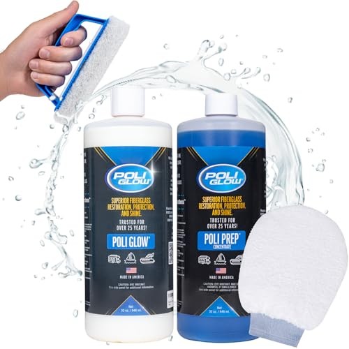 Poli Glow Basic Kit — Complete Fiberglass Restorer for Boats and RVs and 