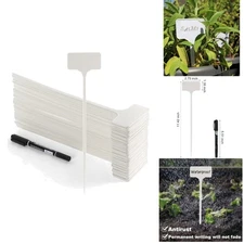 50 Large Waterproof Garden Markers - Efficient Plant Labels for Every Gardener