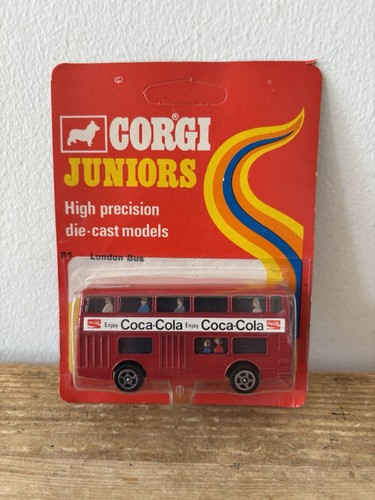 Corgi Juniors No. 81 Daimler London Bus With Coca Cola Ad