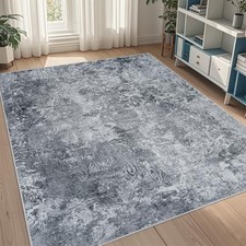 5x8 Area Rugs for Living Room Rug Washable: Abstract Rug for Dining Room