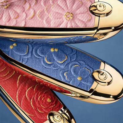Guerlain Rouge G Lipstick Blooming Denim Case Only Blue / Red