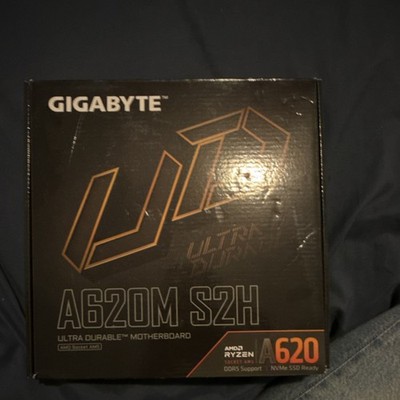 GIGABYTE A620M S2H MicroATX Motherboard AMD Socket AM5 DDR5 NVMe PCIe 4.0 HDMI