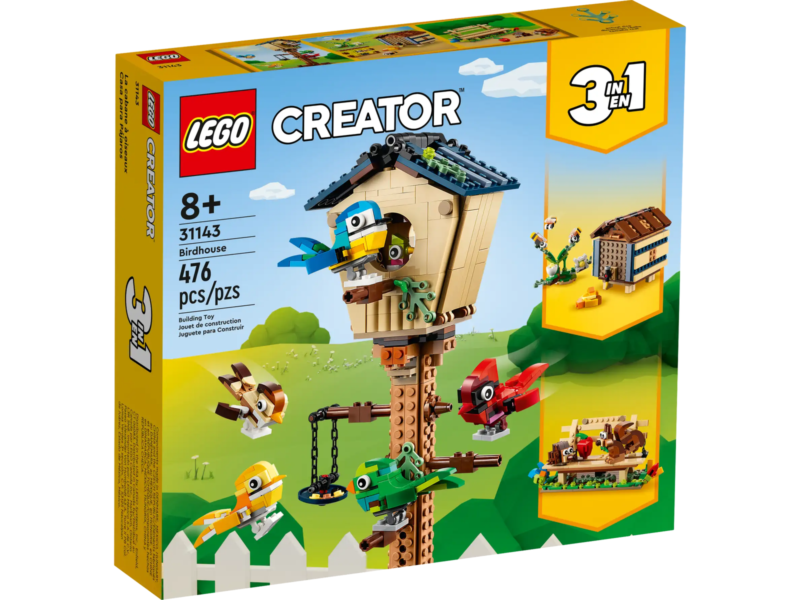 LEGO Creator 3in1 Vogelhäuschen (31143)