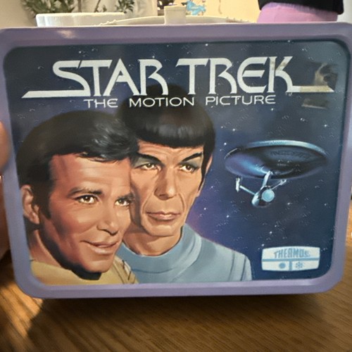 Vintage 1979 Star Trek The Motion Picture Metal Lunchbox With Thermos