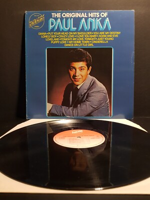 Paul Anka - The Original Hits Of Paul Anka (LP, Comp, RE)