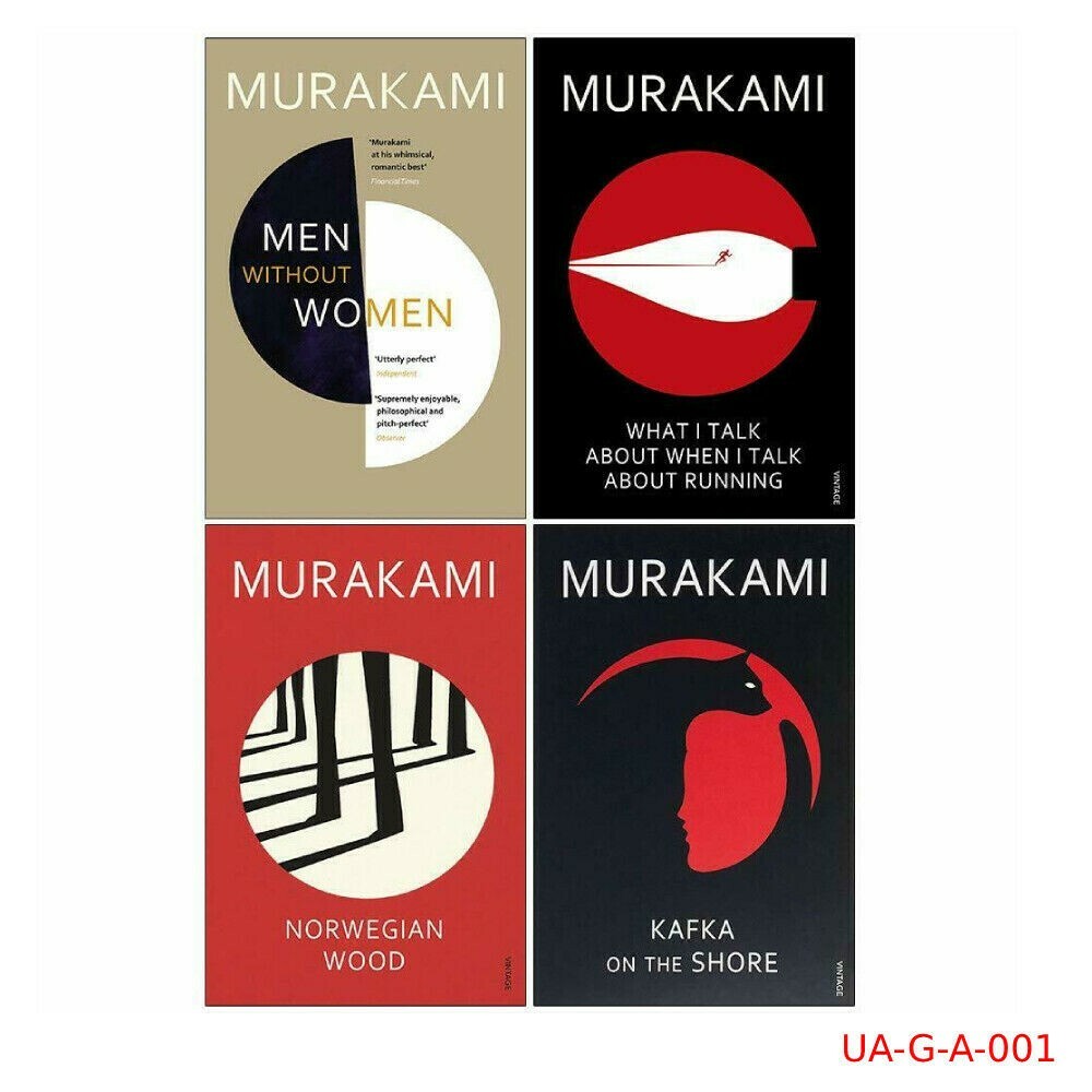 Men Without Women, What I Talk, Kafka on the Shore, Norwegian Wood 4 Books Set