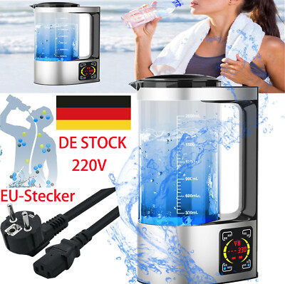 2L H2 Wasserstoff Wassergenerator Wasser Generator Ionisator Wasserstoffreiche