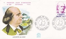 FRANCE 1978 FDC LECONTE DE LISLE YT 1988