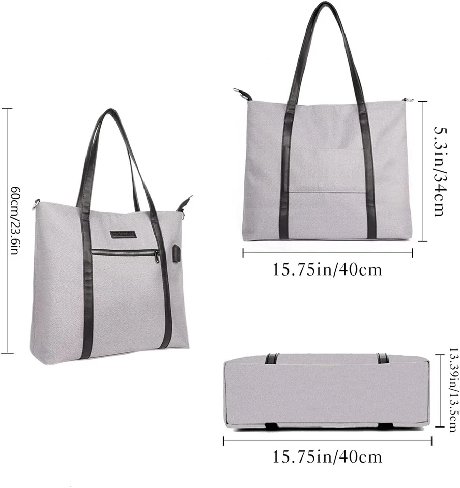 Chargella большая сумка с короткими ручками наплечная сумка для бизнеса офиса работы учителя сумочка - Изображение 3 из 4