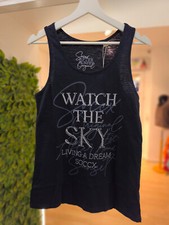 SOCCX Damen TOP, Shirt mit Glitzer Pailetten, After the Sunset, SU2300-3994-63