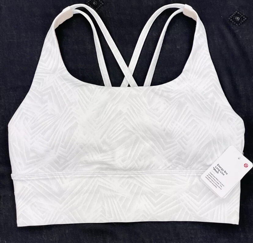 Lululemon Energy Bra -Long Line Mesh /Medium Support Size  S