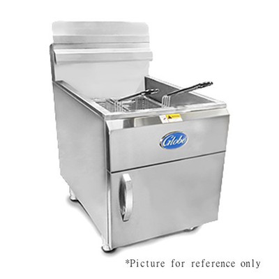 Globe Gf30pg Liquid Propane 30 Lb Full Pot Stainless Steel