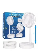 Mini Desktop Fan,Ultra-Portable Lightweight Tabletop Fan, Extends up to 12 in