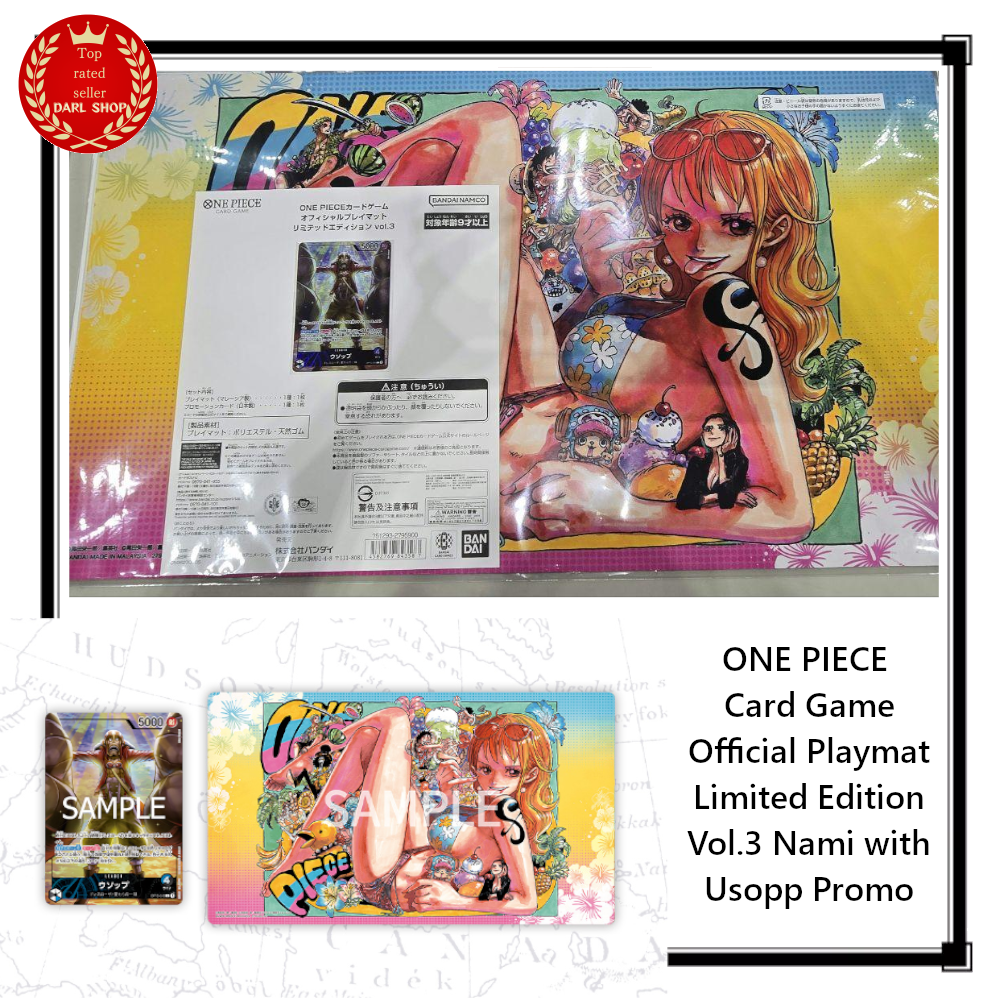 ONE PIECE Card Game Official Playmat Limited Edition Vol.3 Nami