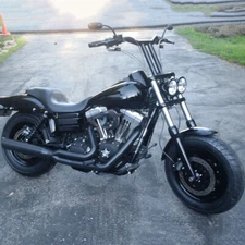 For Harley FXD Softail Road King FLD MX T Bar 10/12/14/16''in Handlebar 1 1/4''