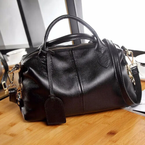Women Handbag Genuine Leather Hobo Satchels Tote Shoulder Crossbody Bag Purse - Afbeelding 1 van 21