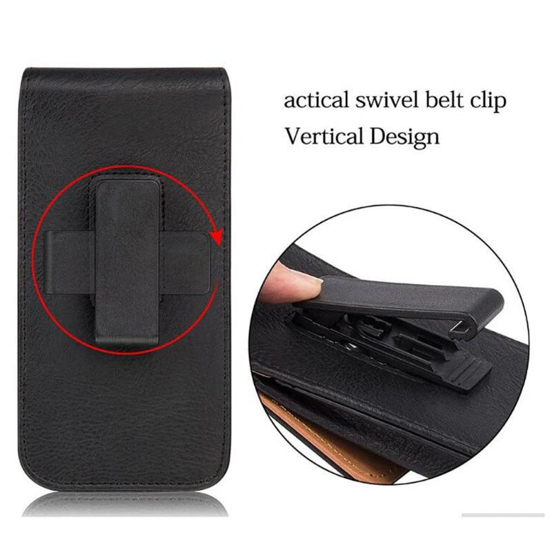 Funda con clip para cinturón Funda de cuero Funda giratoria para Leagoo Z7 S9 M9 S8 Foto 3 de 4