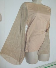 Glittered Bell Sleeve Praise Top 2 colors Slvr Gold Ladies sizes Liturgical