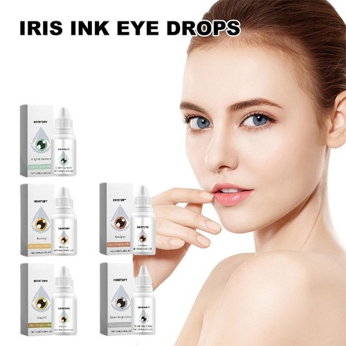 Iris Ink Eye Drops, IrisInk Color-Changing Eye Drops, Change Eye Color Brighten - Picture 5 of 17