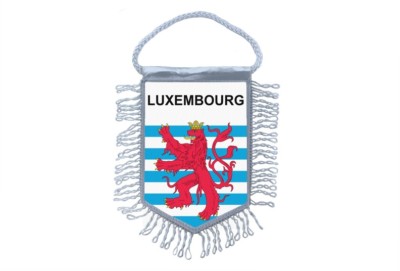 Petit Fanion Vintage Fédération Luxembourg - Wimpel Pennant Pour Collection