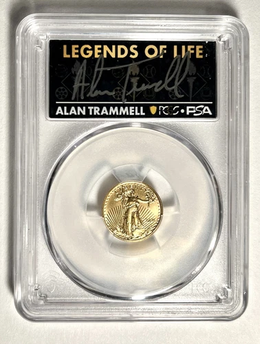 2021 $5 22K Gold Eagle Only 20 PCGS Graded  MS70 Legends Worldwide Trammell IET