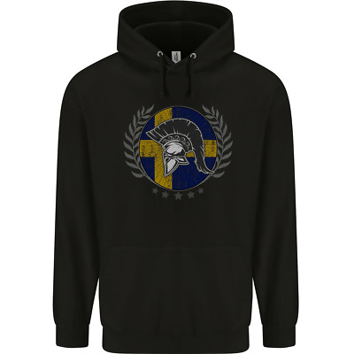 Schweden Bodybuilding Flagge Gym Training Schwedisch Kinder Kids Hoodie