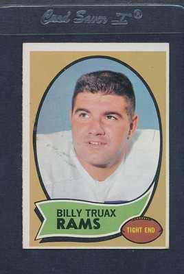 1970 Topps #018 Billy Truax Rams EX *220 | eBay