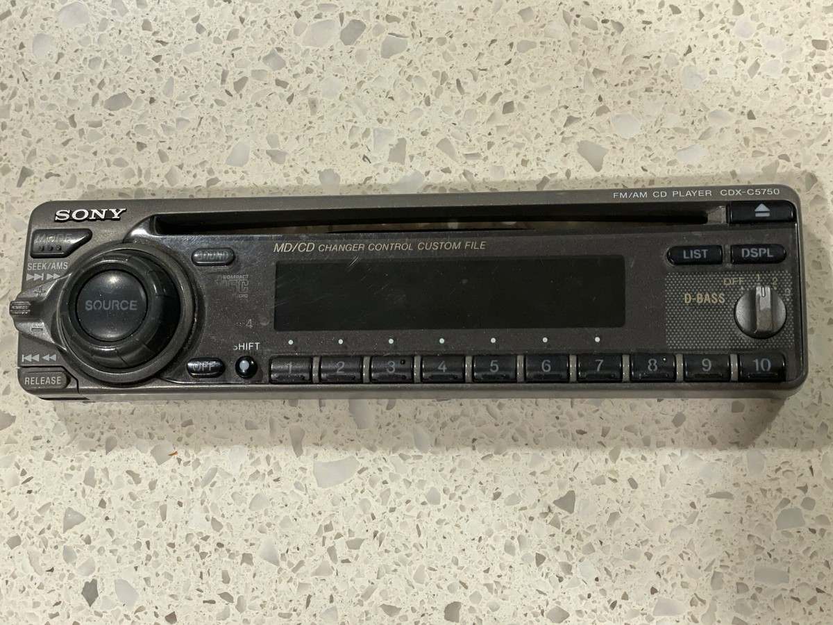 SONY CDX-C5750 CAR STEREO ONLY SONY CDX-C5750 FACEPLATE ONLY OEM