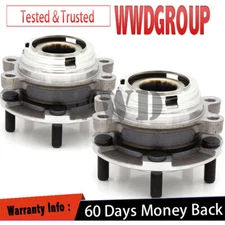 2PCS Front Wheel Hub Bearing For 2007 2008 2009 2010 - 2012 Nissan Altima 2.5L