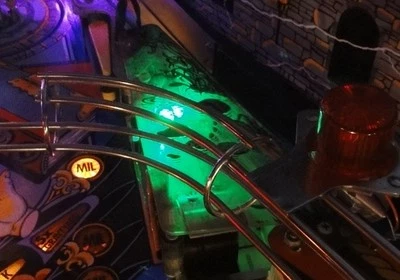 FAMILIA ADDAMS PINBALL PANTANO luz mod VERDE