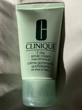 NEW Clinique 7 Day Scrub Cream Rinse off Formula 1oz 30ml Travel Deluxe Mini Sz