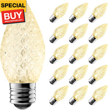 Upgraded 25-Pack C7 LED Christmas Light Replacement Bulbs, Shatterproof LED Bulb