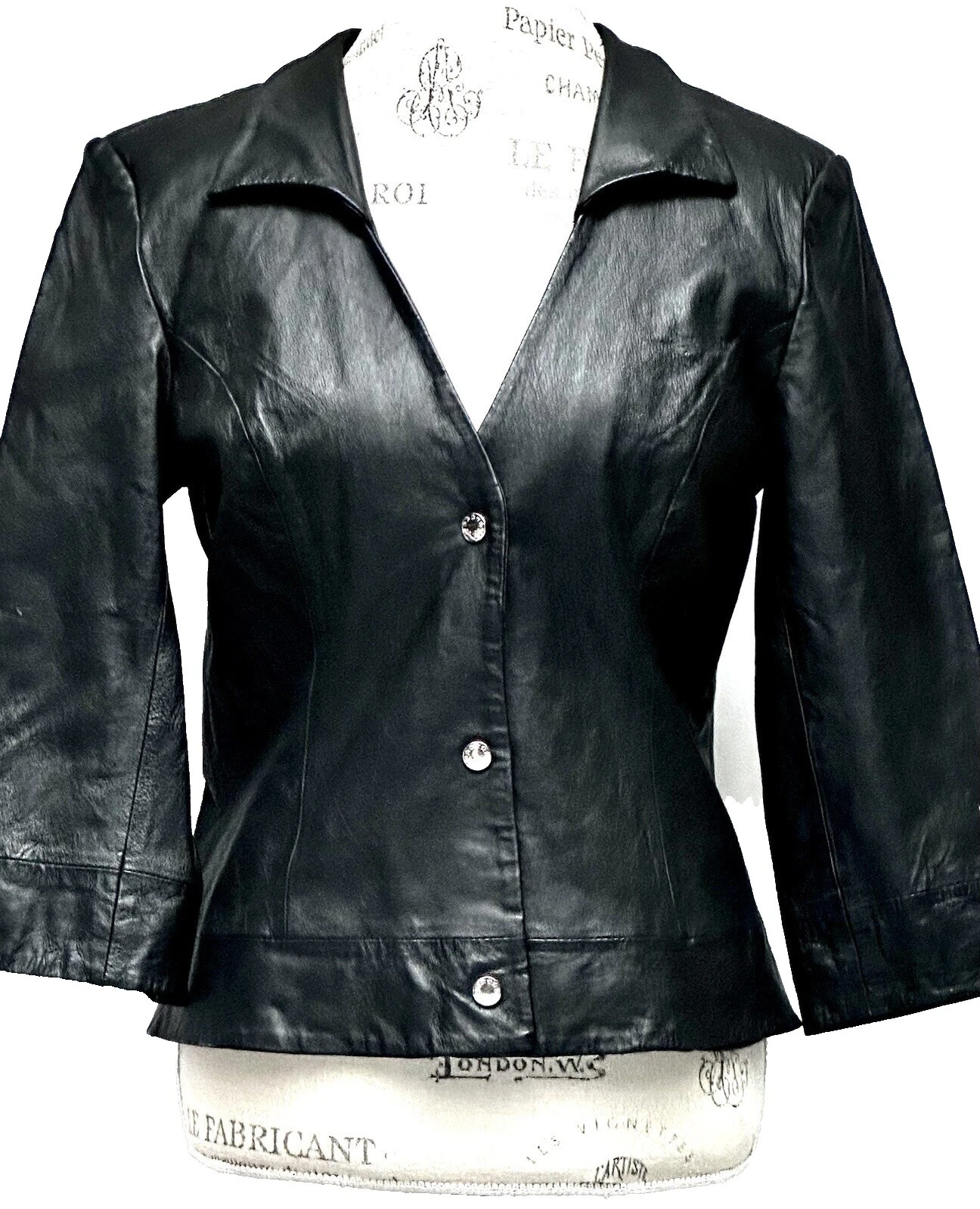 Chaqueta de moto negro Newport News abrigos, chaquetas y chalecos para Mujeres