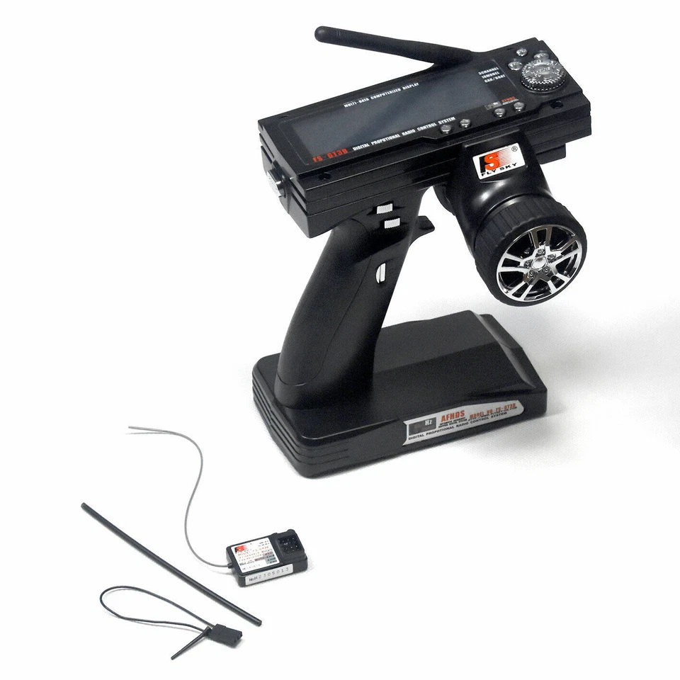 FlySky FS-GT3B FS-GR3E Radio System 3CH 2.4GHz for RC Racing Boat Ship Buggy Car - Image 3 of 4