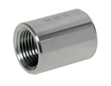 316 Stainless Steel Equal Female Socket with Parallel BSP Threads 1/8" - 4" BSPP