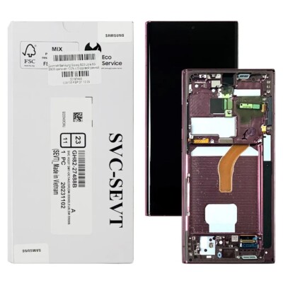Samsung Galaxy Note 20 Ultra 5G SM-N986 Original OLED LCD Display Digitizer Braun