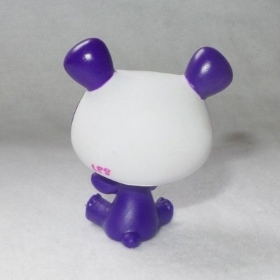 Figurine Littlest Pet Shop LPS #3036 - Bébé Panda Rose/blanc/violet - Occasion Hasbro