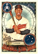 2019 Allen & Ginter #BSS-8 Francisco Lindor - Baseball Star Signs FREE SHIPPING!