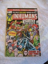 THE INHUMANS #3 very fine- near mint condition 1975 marvel comic book