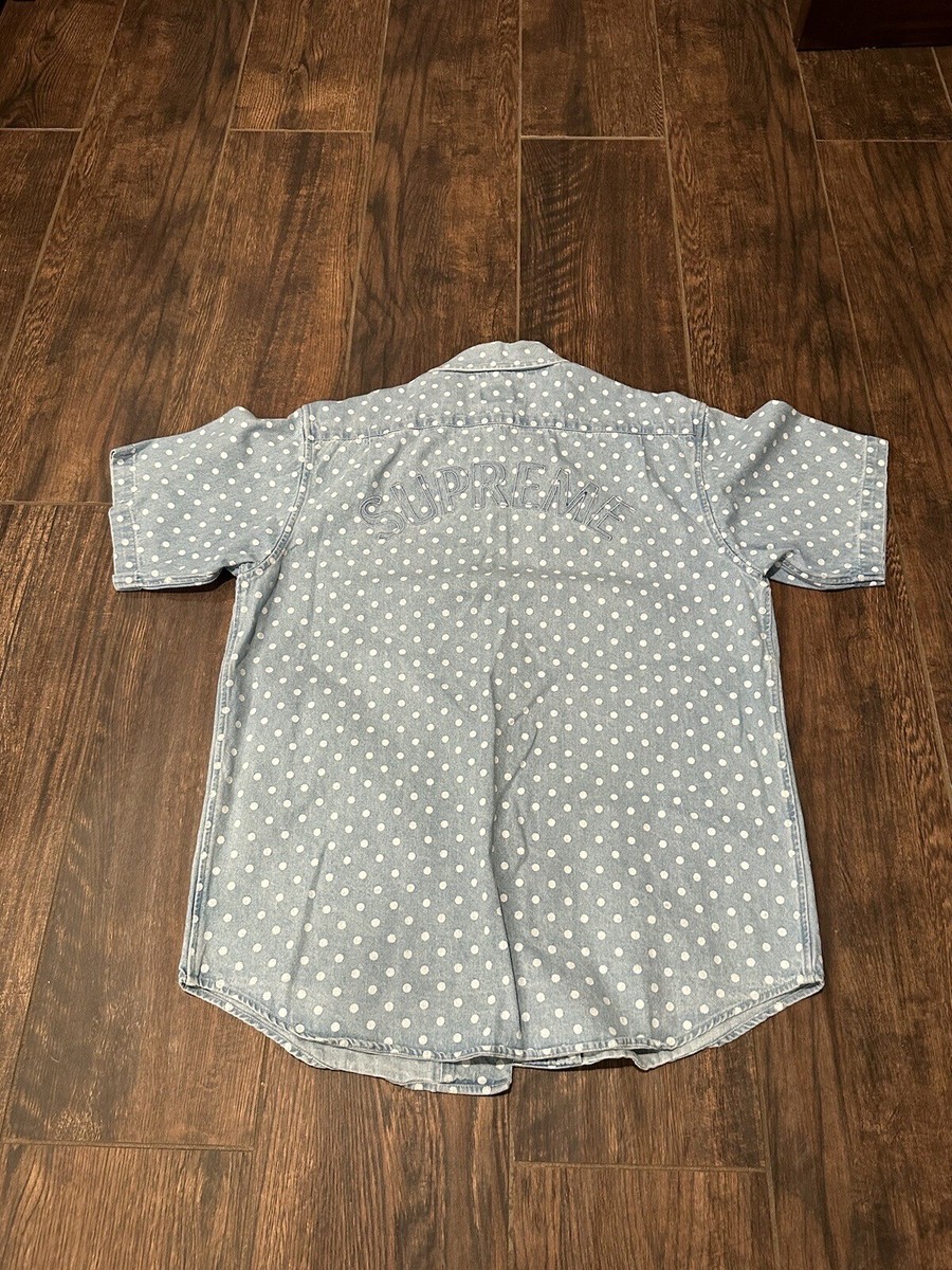 トップス SUPREME 18SS Polka Dot Denim Shirt Supreme Polka Dot Denim Shirt (SS18) - $128