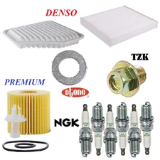 Tune Up KIT Filters Spark Plugs Oil Drain for Toyota Avalon V6 3.5L 2006-2012