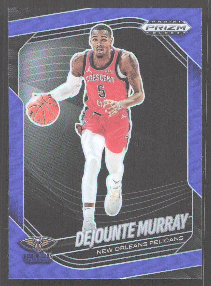 CZB318 - 2024-25 Panini Prizm Black - Dejounte Murray #31 - /199 - Blue Prizm