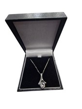 Silver Neckless Pendant Alluring Fashion Nackless With Chain Silver Sterling 925