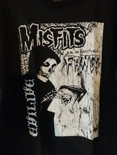 MISFITS To All The Fiends Grrrr  FANGS Shirt Sz LARGE NEW Official