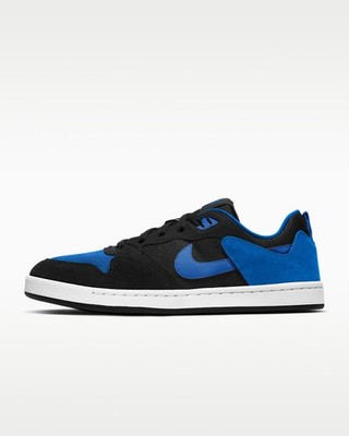 Nike SB Alleyoop CJ0882-004 Sneakers Men's Black Blue Suede Skate Shoes DDK1182