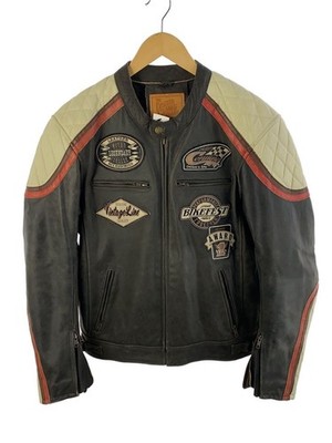 Degner Leather Jacket Blouson/-/Cowhide/Brw/Riders 3688
