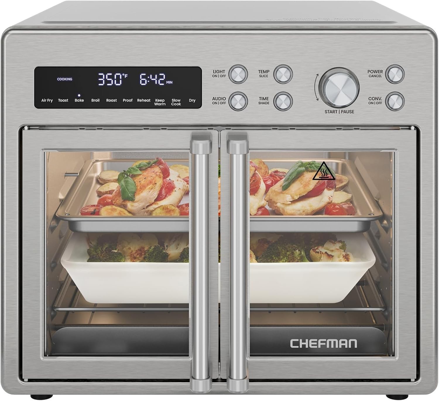 Chefman Digital French Door Air Fryer Oven (OpenBox)