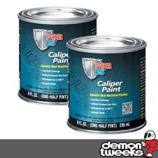 2 x POR15 Bremssattel / Trommel gelb lackiert - 2 x 236 ml (Keramiklackierung)