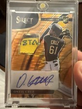 🤩2022 Select Oneil Cruz FOTL SP Orange Pulsar RC RPA /20🔥📈Pirates🔥Sick Patch