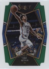2021-22 Panini Select Premier Level Green Prizm Die-Cut 5/5 Tre Mann #141 3hd